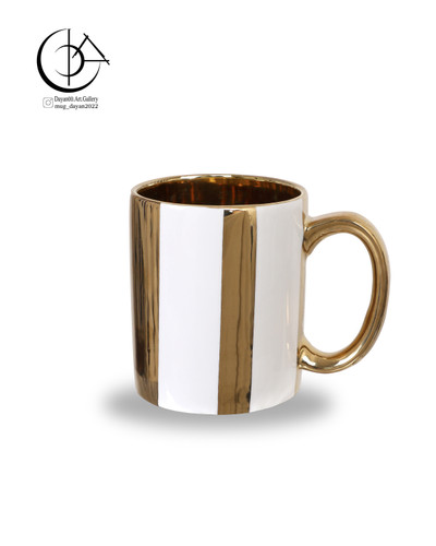 ماگ چینی دایان گالری مدل Cg109 رنگ طلایی