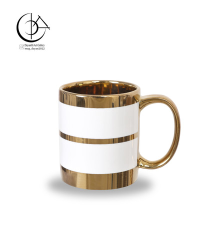 ماگ چینی دایان گالری مدل Cg110 رنگ طلایی