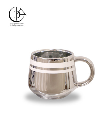 ماگ سرامیکی دایان گالری مدل Hs101 رنگ نقره ای