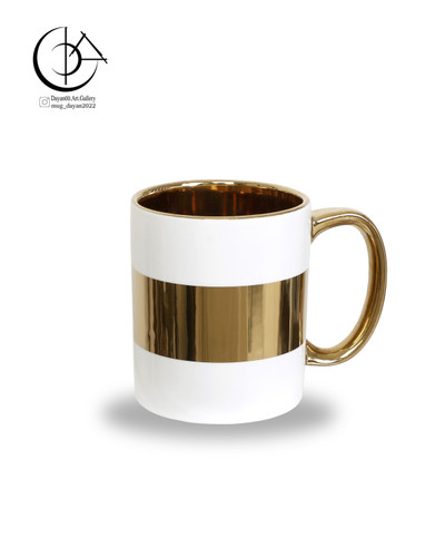 ماگ چینی دایان گالری مدل Cg 104 رنگ طلایی (به همراه هدیه ویژه)